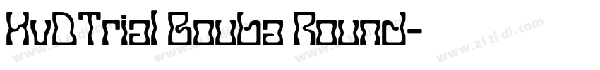 HvDTrial Bouba Round字体转换